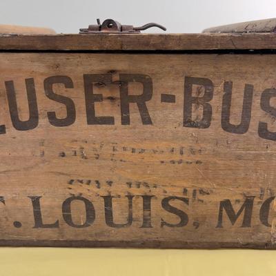 ANHEUSER - BUSCH St. Louis Mo. Pre Prohibition BEER CRATE! 