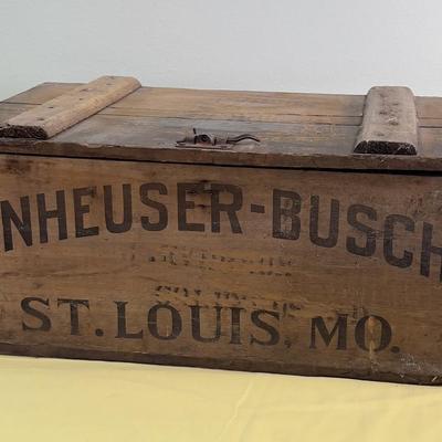 ANHEUSER - BUSCH St. Louis Mo. Pre Prohibition BEER CRATE! 