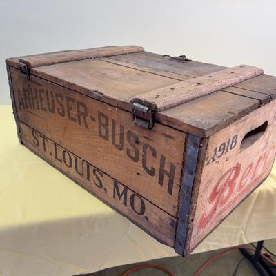 ANHEUSER - BUSCH St. Louis Mo. Pre Prohibition BEER CRATE! 