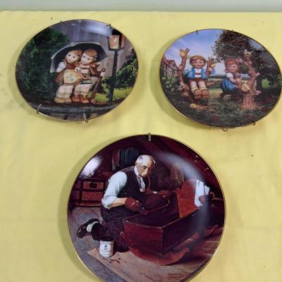 3 Total-   2 Hummel and a Norman Rockwell