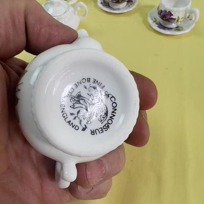Purple Miniature Tea Set 