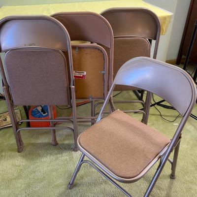  4 Samsonite  Folding Chair  