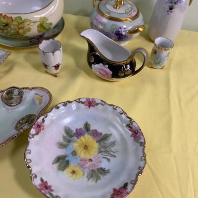 (12 )or  Several Pieces of Limoges 