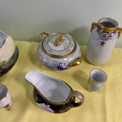 (12 )or  Several Pieces of Limoges 