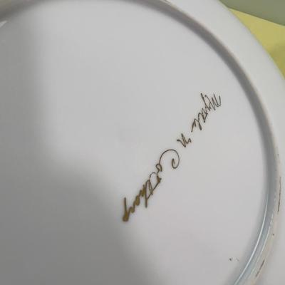 2 Different China SNACK Serving Sets with a Serving Plate