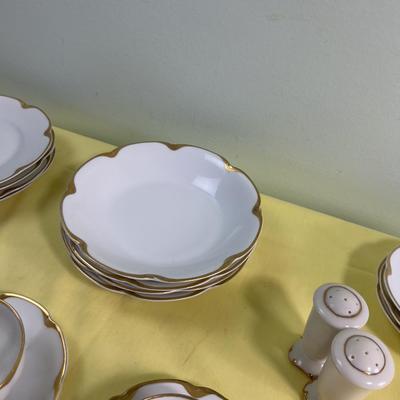 Gold Rimmed Snack SET! WOW! HAVILAND LIMOGES 