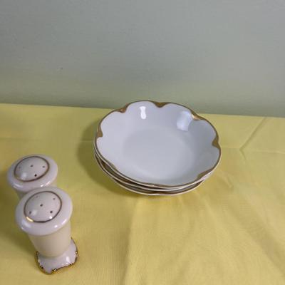 Gold Rimmed Snack SET! WOW! HAVILAND LIMOGES 