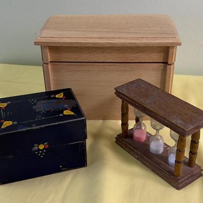 Recipe Boxes & Egg Timer 