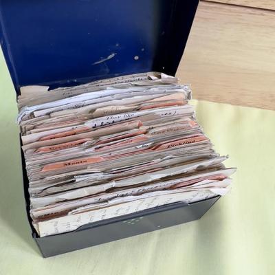 Recipe Boxes & Egg Timer 