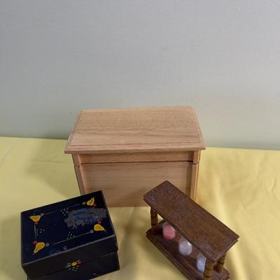 Recipe Boxes & Egg Timer 