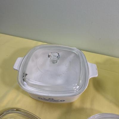 Corning Ware with Extra Lids 