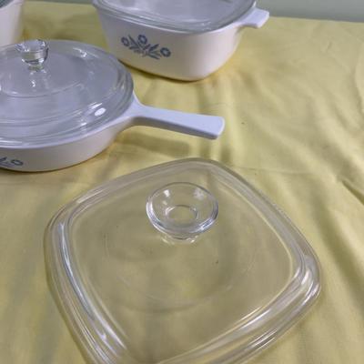 Corning Ware with Extra Lids 