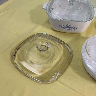 Corning Ware with Extra Lids 