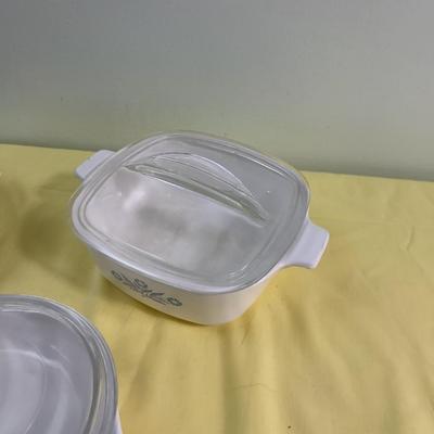 Corning Ware with Extra Lids 