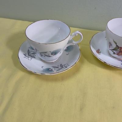 3 Tea Cups and Saucers 