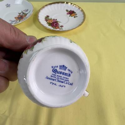 3 Tea Cups and Saucers 