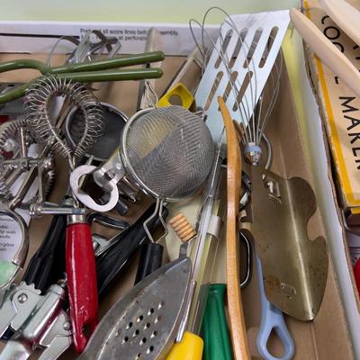 2 Box Tops of KITCHEN Utensils