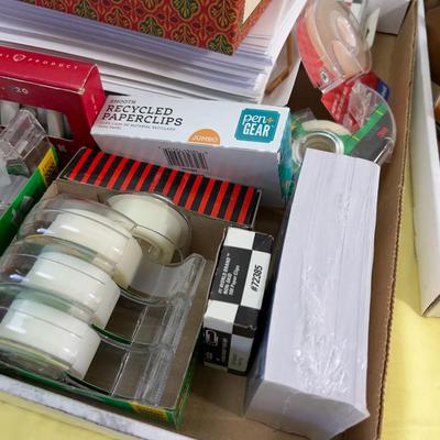2 Tray of Office STUFF 