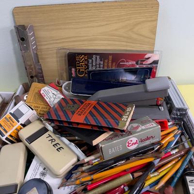 2 Tray of Office STUFF 
