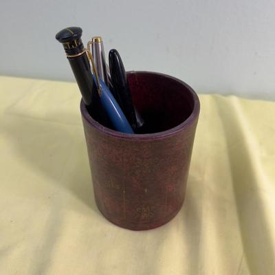 Lot of 1960's (4) Fountain Pens, Mechanical Pen and Pen Holder 