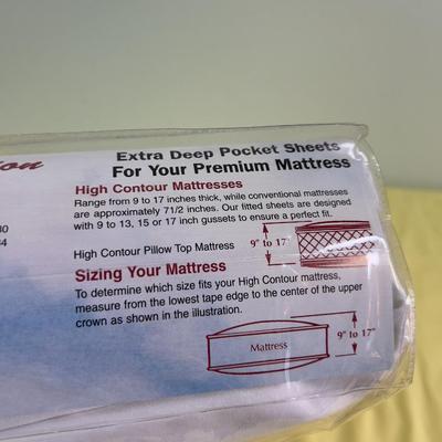 NEW Pillow Top Queen Sheet Set