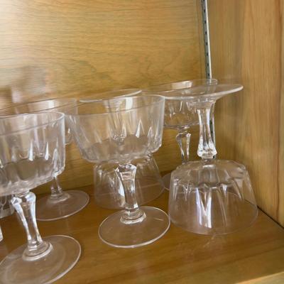Crystal Sherberts and Tumblers 