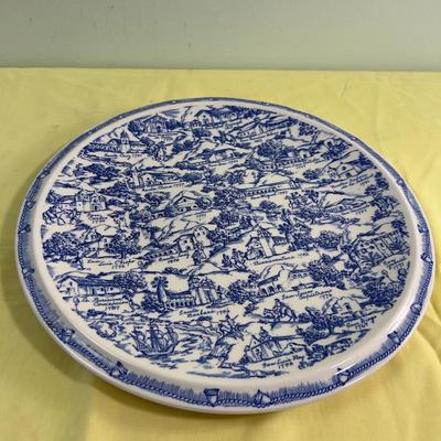 Vernon Kiln Plate of California Missions