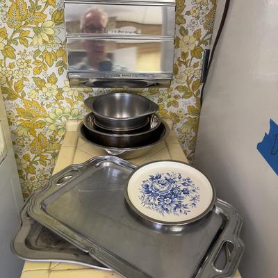 Stainless Steel Items including, Foil / Wax Paper Holder Etc. 