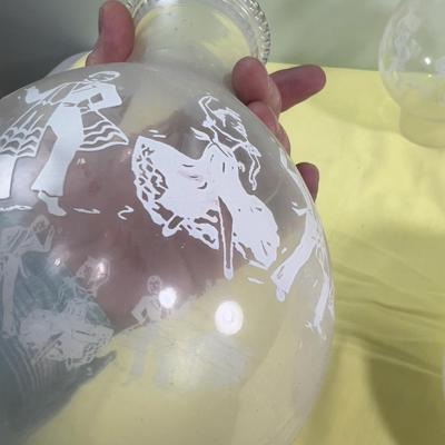 Lot of Glass Lamp Shades