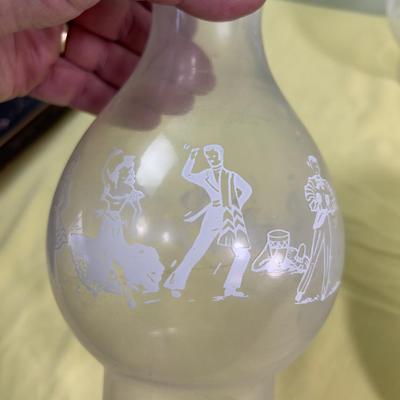 Lot of Glass Lamp Shades
