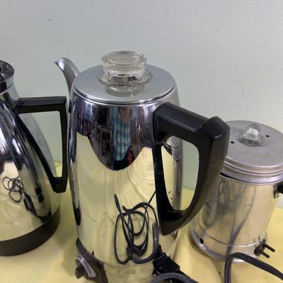 Coffee Pot Carafe and 2 Coffee Pots