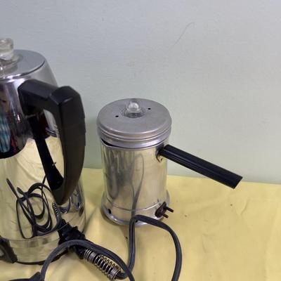Coffee Pot Carafe and 2 Coffee Pots