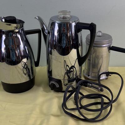Coffee Pot Carafe and 2 Coffee Pots