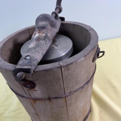Antique Hand Crank Ice Cream Maker 