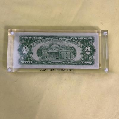 $2 Bill Paper Weight 