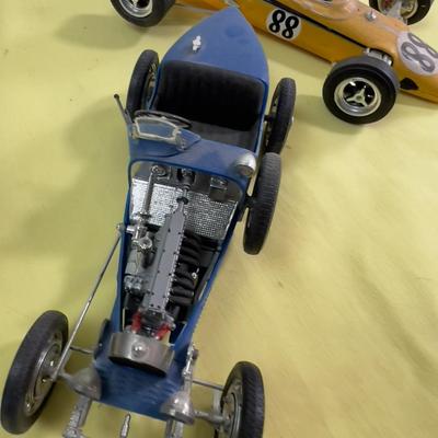 Pile of Built Plastic Models; Cars