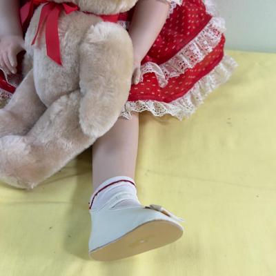 Shirley Temple Doll and her Teddy Porcelain 