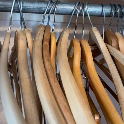 Wood Hangers 18 ish