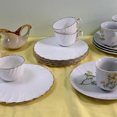A few different Luncheon Sets; Various plates and Cups