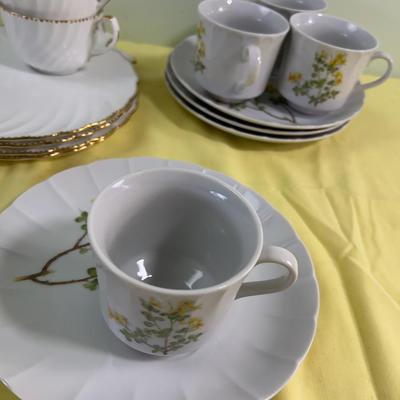 A few different Luncheon Sets; Various plates and Cups