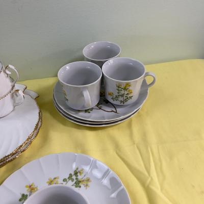 A few different Luncheon Sets; Various plates and Cups