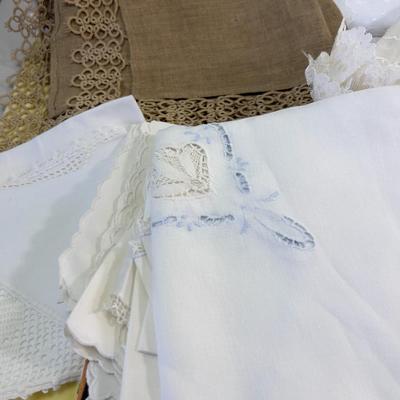 Giant Mixed Lot: Embroidery, Cut Out, Doilies