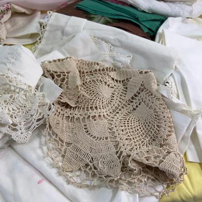 Giant Mixed Lot: Embroidery, Cut Out, Doilies