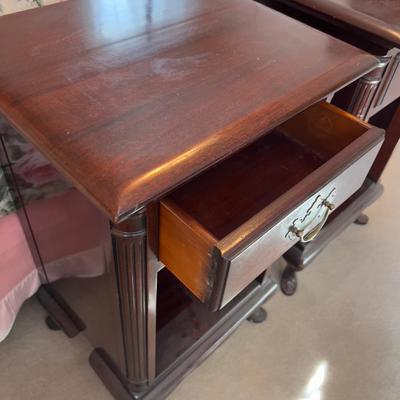 Pair of Mahogany Nite Stands 