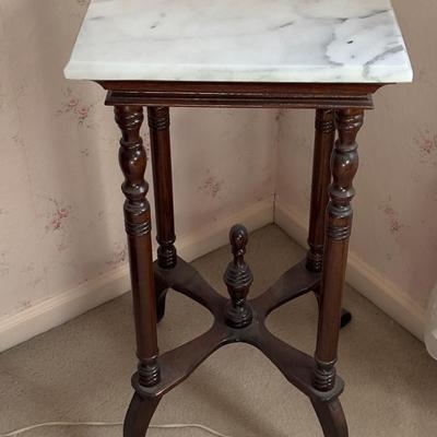 Marble Top Fern Stand 