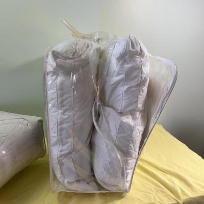 2 Pillows and a Comforter 