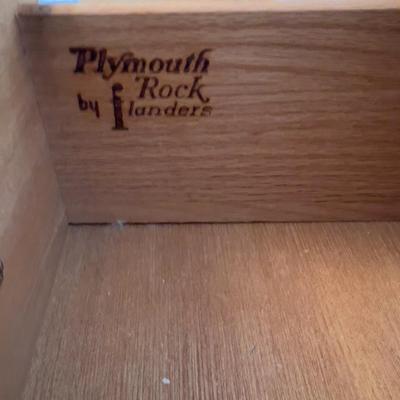 Plymouth Rock Maple Dresser Highboy  