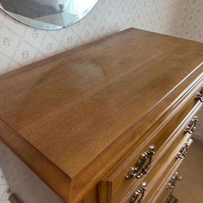 Plymouth Rock Maple Dresser Highboy  