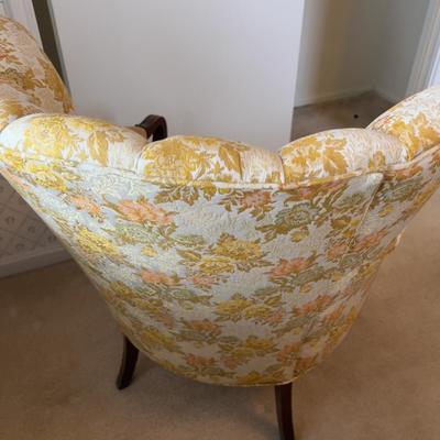 Yellow FAN Back Chair 
