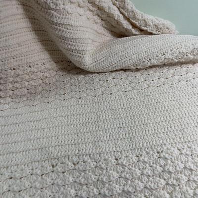 Winter Cozy Crochet Hand Made Blanket and Dear Foam 